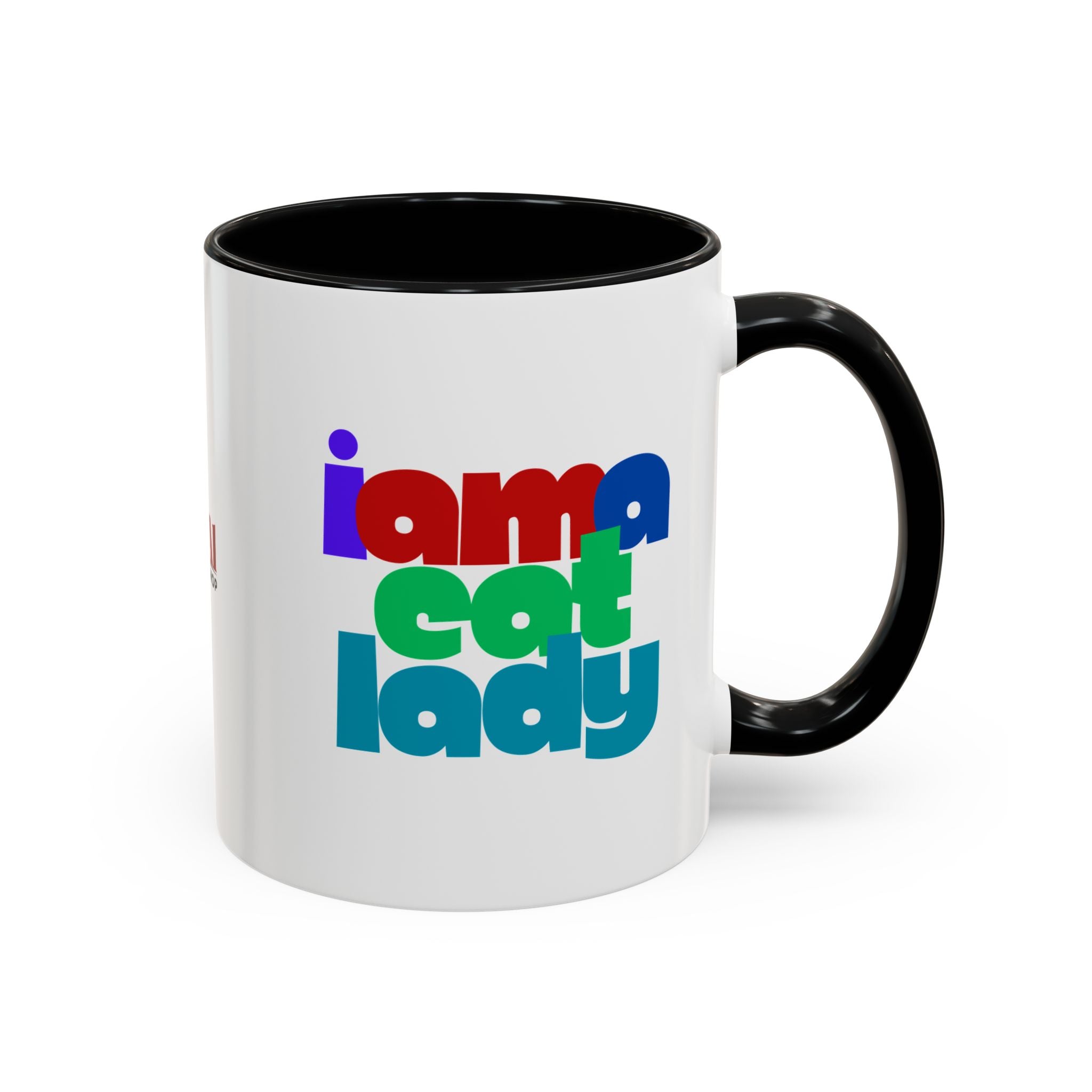 I Am a Cat Lady Accent Coffee Mug - Drinkware, Coffee Mugs - EpiAl's Shop