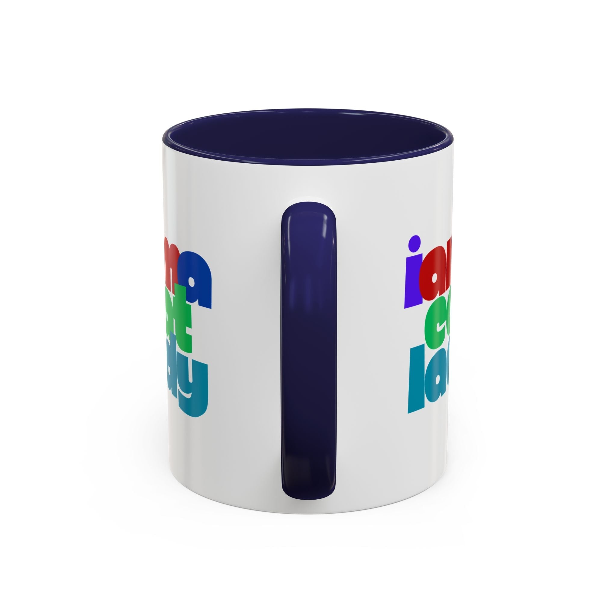 I Am a Cat Lady Accent Coffee Mug - Drinkware, Coffee Mugs - EpiAl's Shop