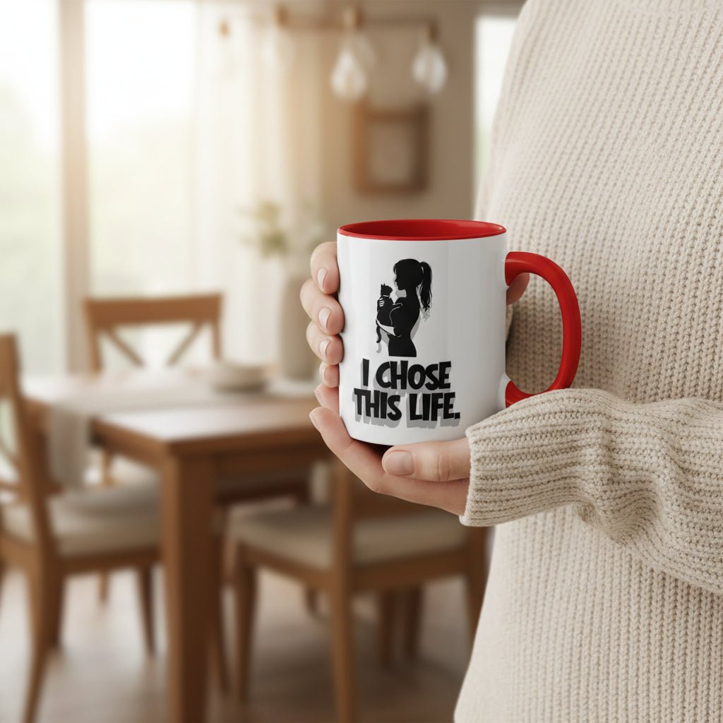 I Chose This Life Cat Lady Mug | Sassy Cat Lover Coffee Cup - Drinkware, Coffee Mugs - EpiAl's Shop