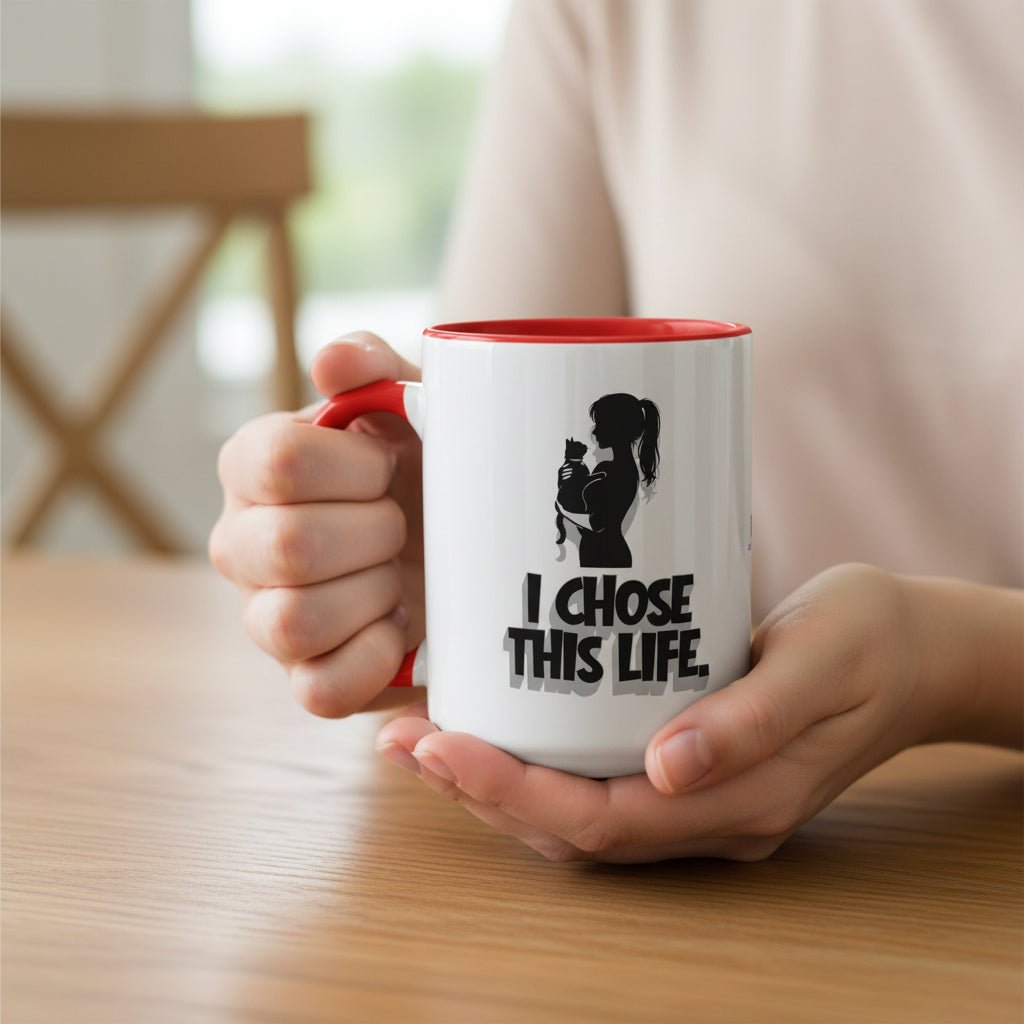 I Chose This Life Cat Lady Mug | Sassy Cat Lover Coffee Cup - Drinkware, Coffee Mugs - EpiAl's Shop