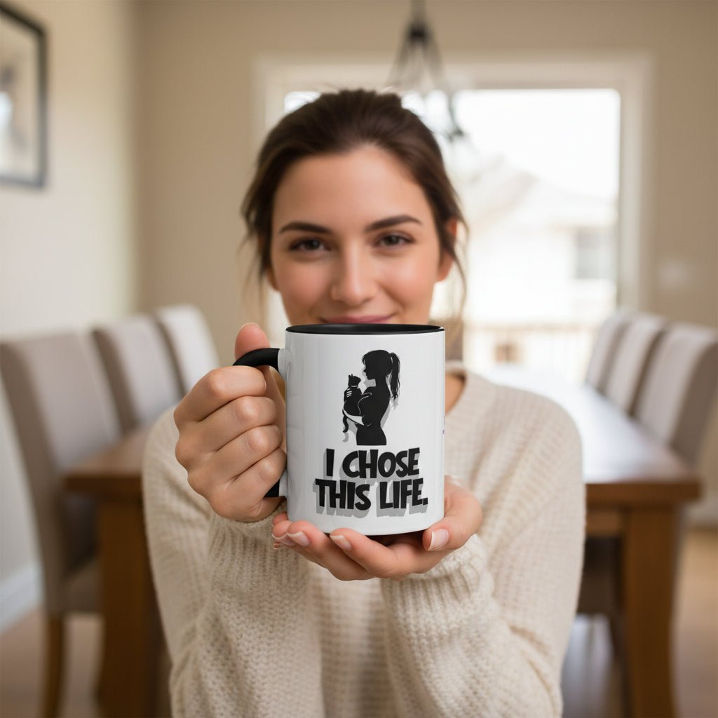 I Chose This Life Cat Lady Mug | Sassy Cat Lover Coffee Cup - Drinkware, Coffee Mugs - EpiAl's Shop