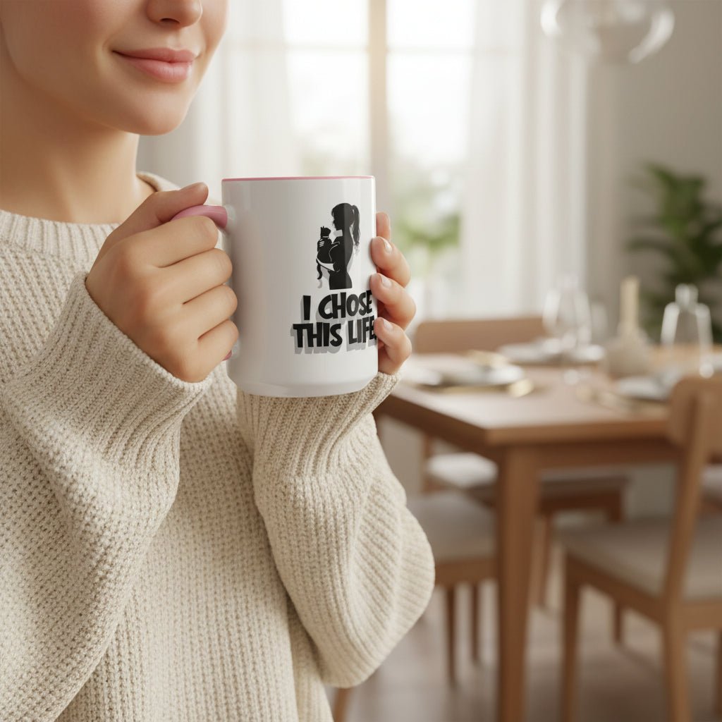 I Chose This Life Cat Lady Mug | Sassy Cat Lover Coffee Cup - Drinkware, Coffee Mugs - EpiAl's Shop