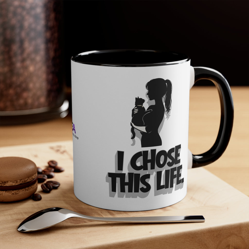 I Chose This Life Cat Lady Mug | Sassy Cat Lover Coffee Cup - Drinkware, Coffee Mugs - EpiAl's Shop