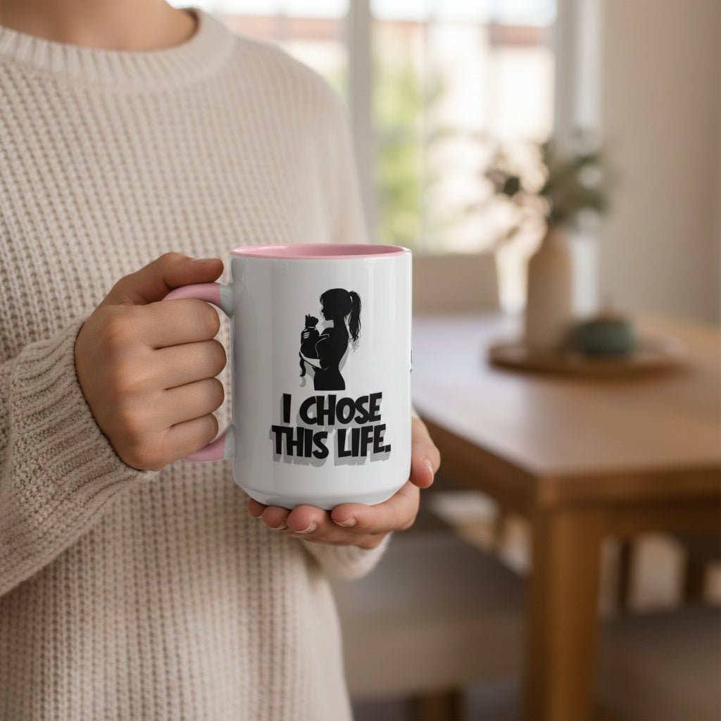 I Chose This Life Cat Lady Mug | Sassy Cat Lover Coffee Cup - Drinkware, Coffee Mugs - EpiAl's Shop