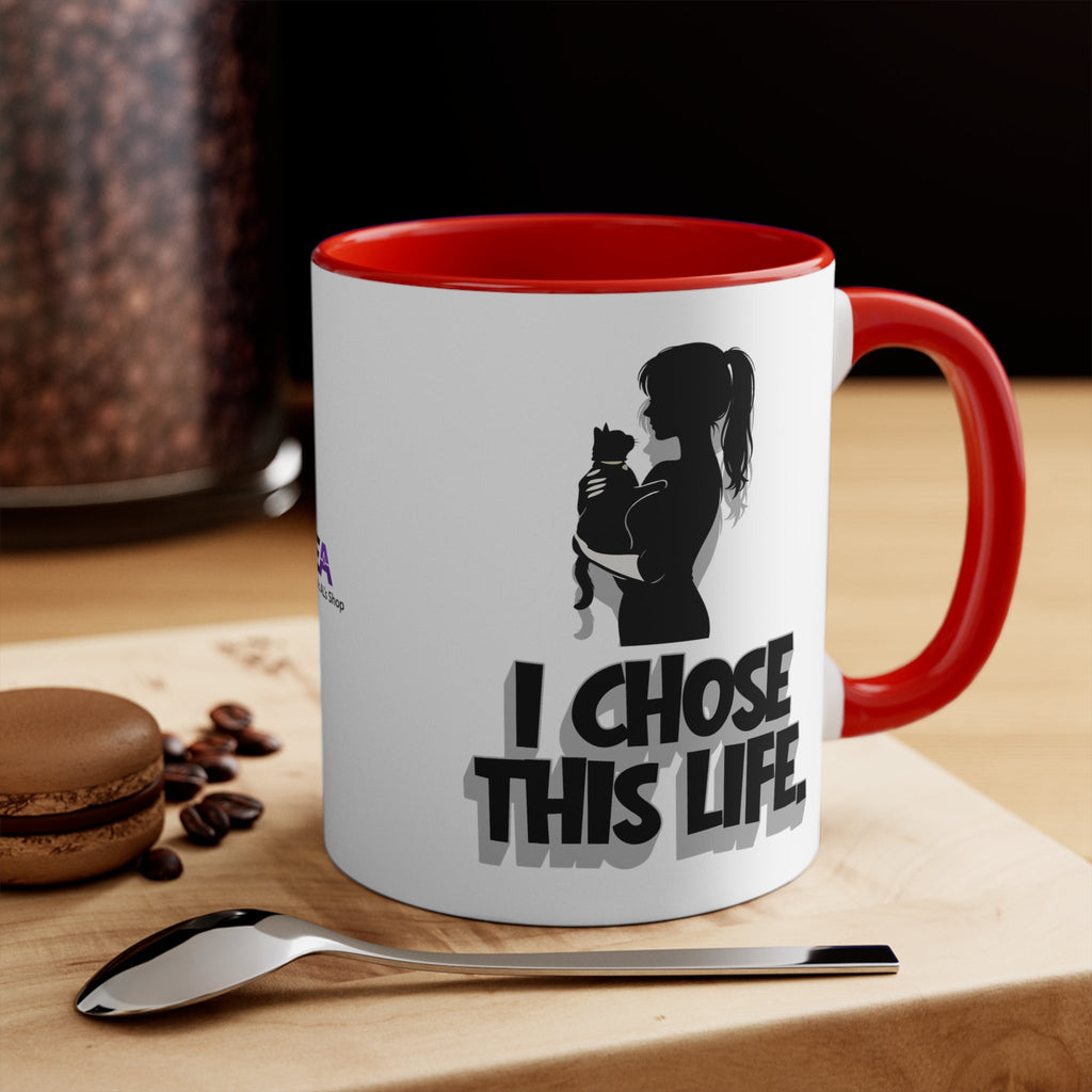 I Chose This Life Cat Lady Mug | Sassy Cat Lover Coffee Cup - Drinkware, Coffee Mugs - EpiAl's Shop