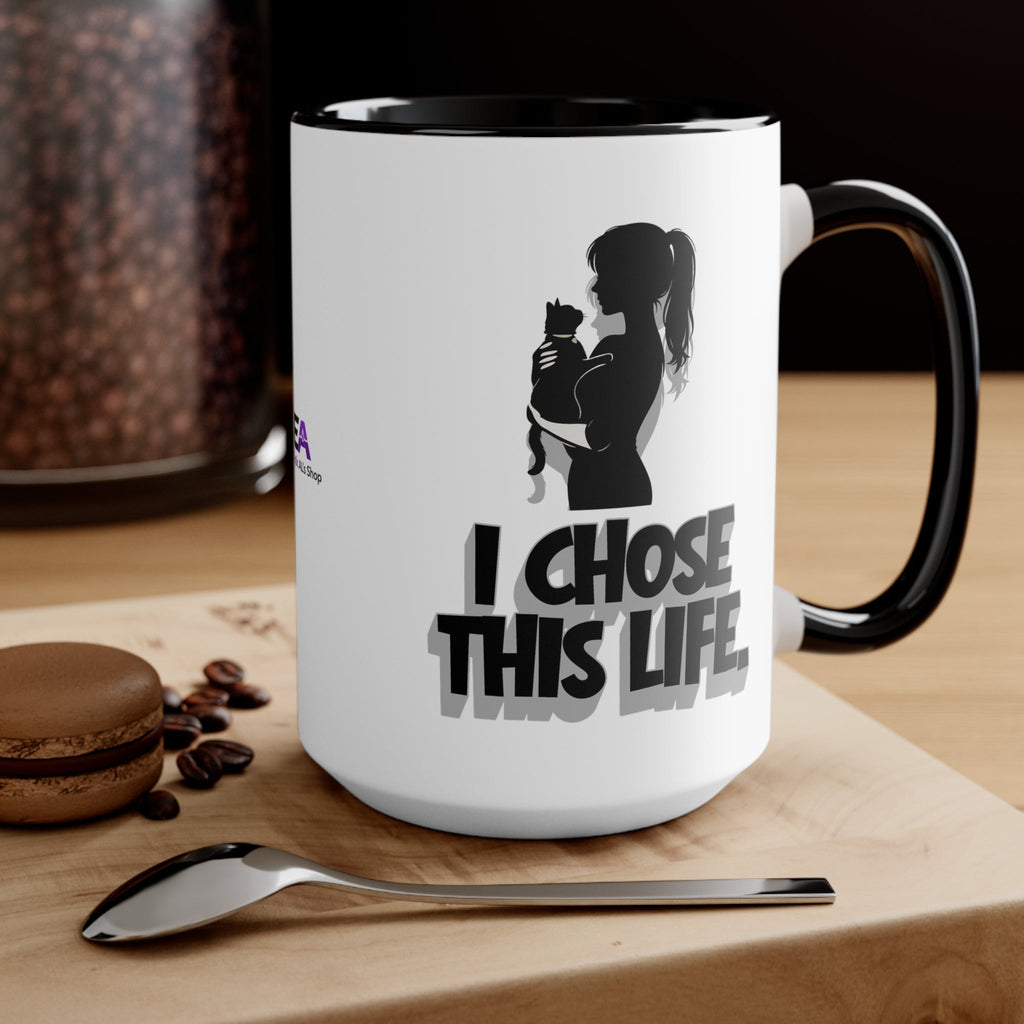 I Chose This Life Cat Lady Mug | Sassy Cat Lover Coffee Cup - Drinkware, Coffee Mugs - EpiAl's Shop