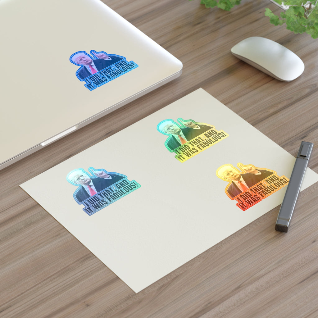 I Did That Sticker Sheets - Humorous Political Stickers - Paper Products, Stickers - EpiAl's Shop
