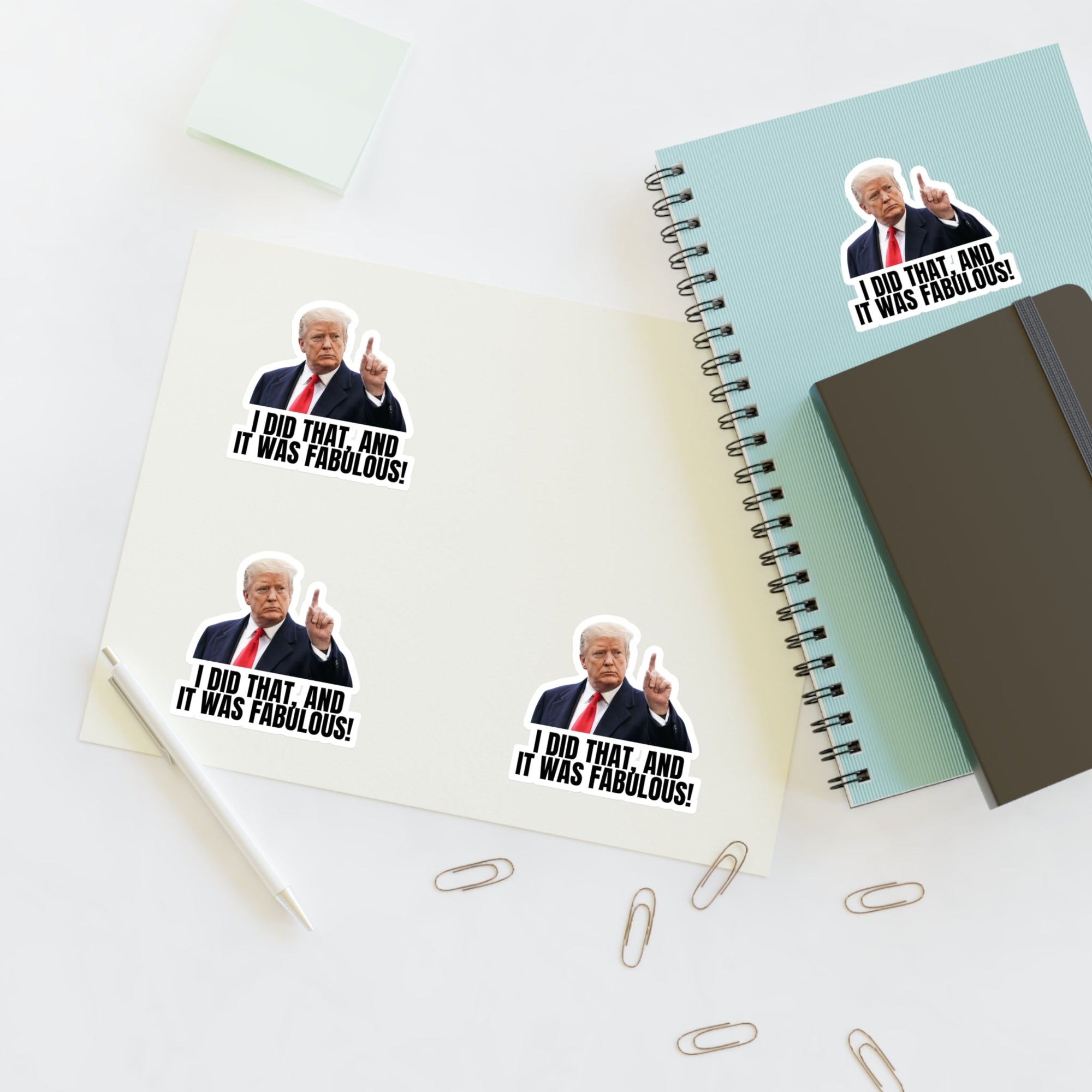 I Did That Sticker Sheets - Humorous Political Stickers - Paper Products, Stickers - EpiAl's Shop