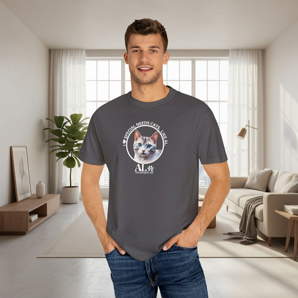 I ♥️ Epikitties Awareness Unisex Garment-Dyed T-shirt - EpiAl's Shop