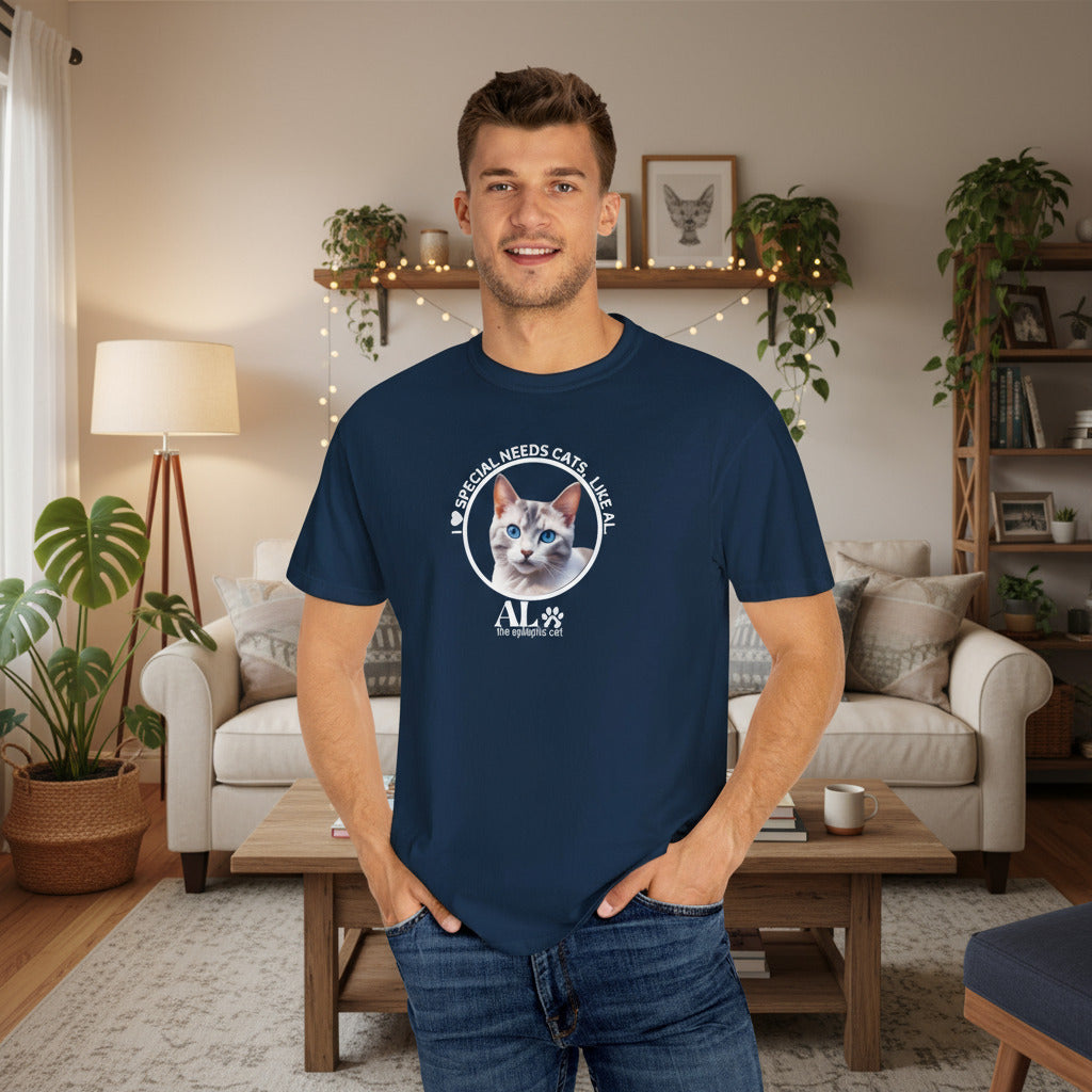 I ♥️ Epikitties Awareness Unisex Garment-Dyed T-shirt - EpiAl's Shop