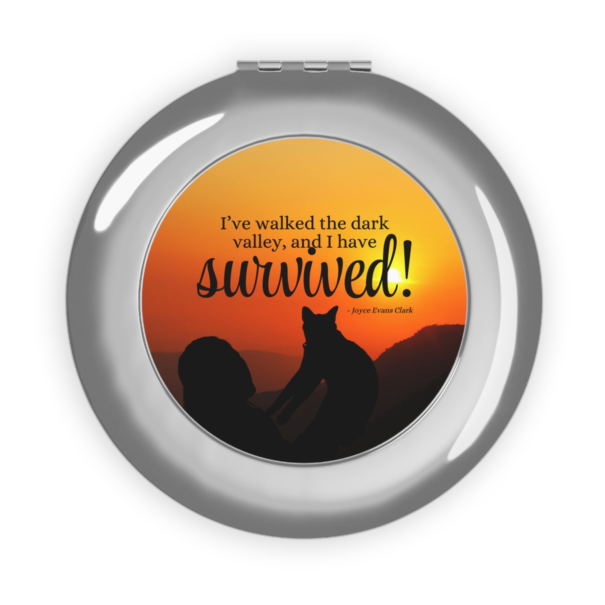 I Have Survived Compact Travel Mirror - Accessories, Beauty, Travel Mirror - EpiAl's Shop