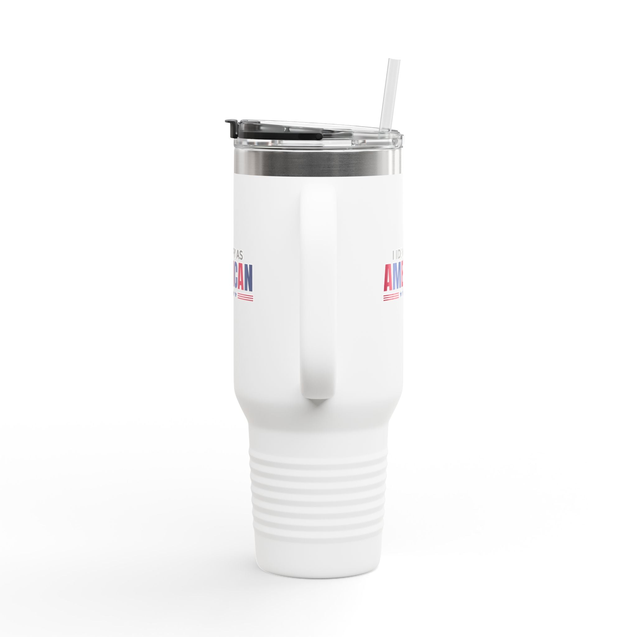 I Identify as American 40oz Insulated Travel Mug - Drinkware, Travel Mugs - EpiAl's Shop