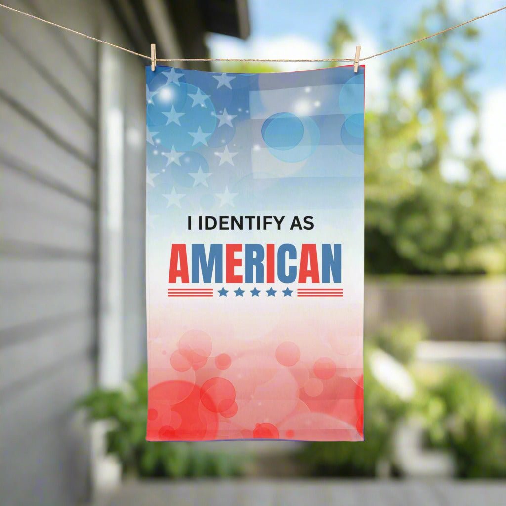I Identify as American Hand Towel - Decor, Towels, Hand - EpiAl's Shop