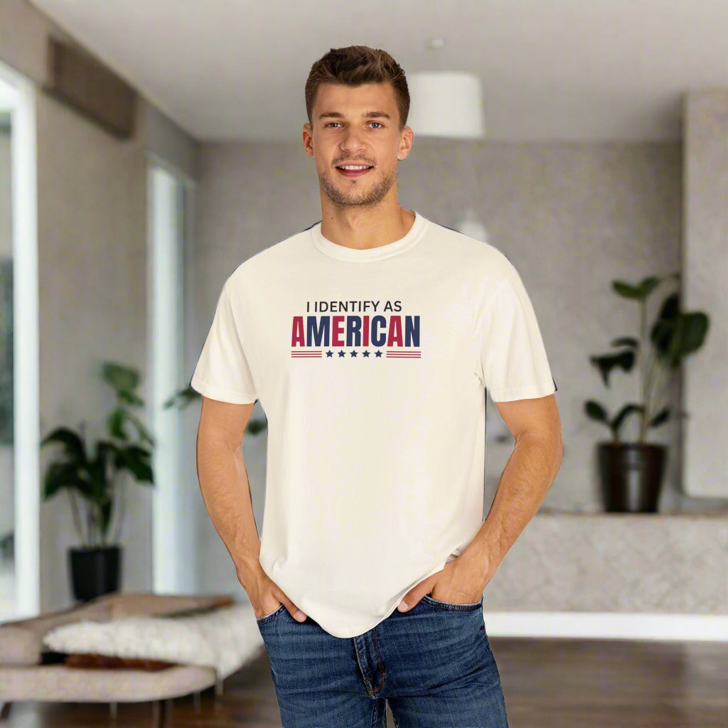 I Identify as American Unisex T-Shirt - Clothing, T-shirts - EpiAl's Shop
