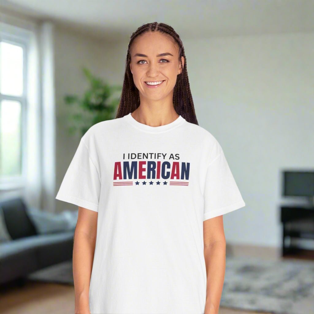I Identify as American Unisex T-Shirt - Clothing, T-shirts - EpiAl's Shop