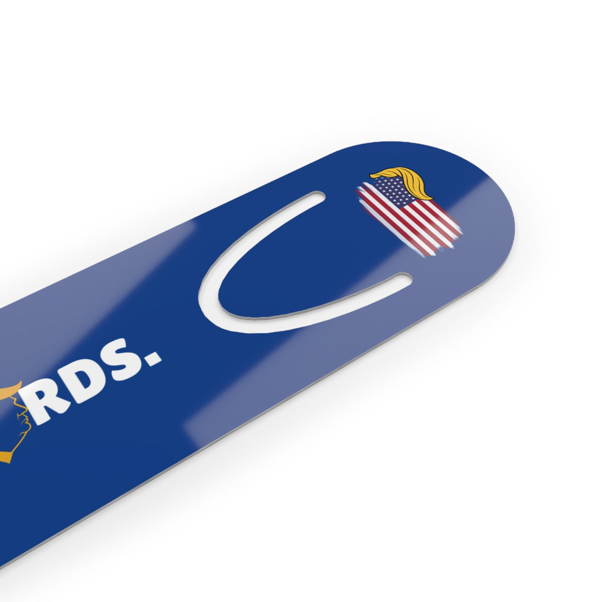 “I Know Words” Aluminum Bookmark – Political Parody Edition - Book Accessories, Bookmark - EpiAl's Shop