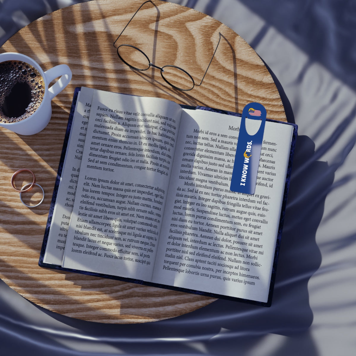 “I Know Words” Aluminum Bookmark – Political Parody Edition - Book Accessories, Bookmark - EpiAl's Shop