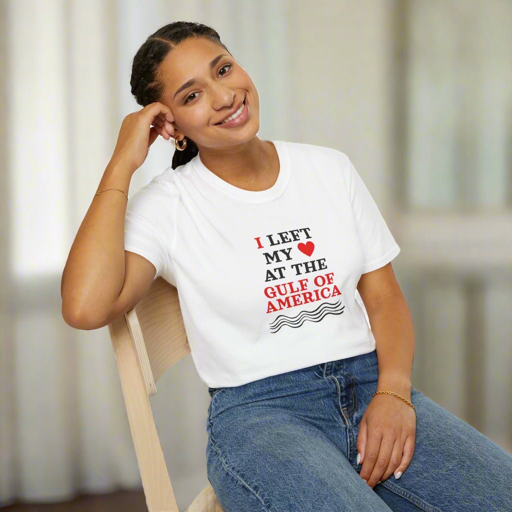 I Left My Heart at the Gulf Unisex Softstyle T-Shirt - Perfect for Travelers - Clothing, T-shirts - EpiAl's Shop