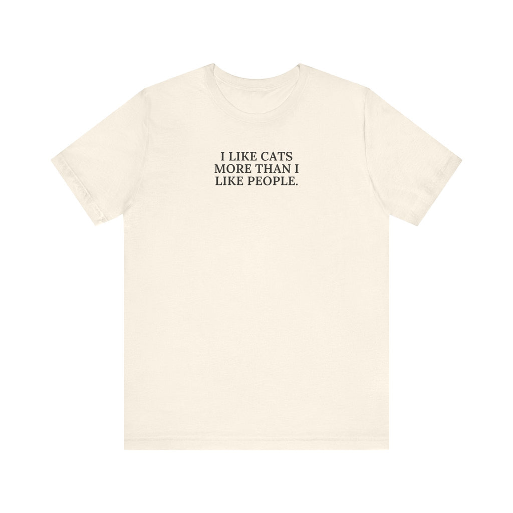 I Like Cats Unisex Jersey Short Sleeve Tee - T-Shirt - EpiAl's Shop