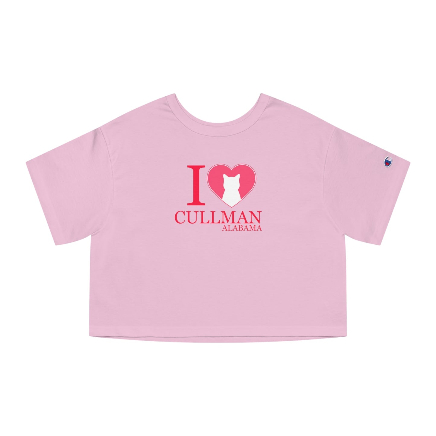 I Love Cullman Champion Heritage Cropped T - Shirt - T - Shirt - Epileptic Al’s Shop