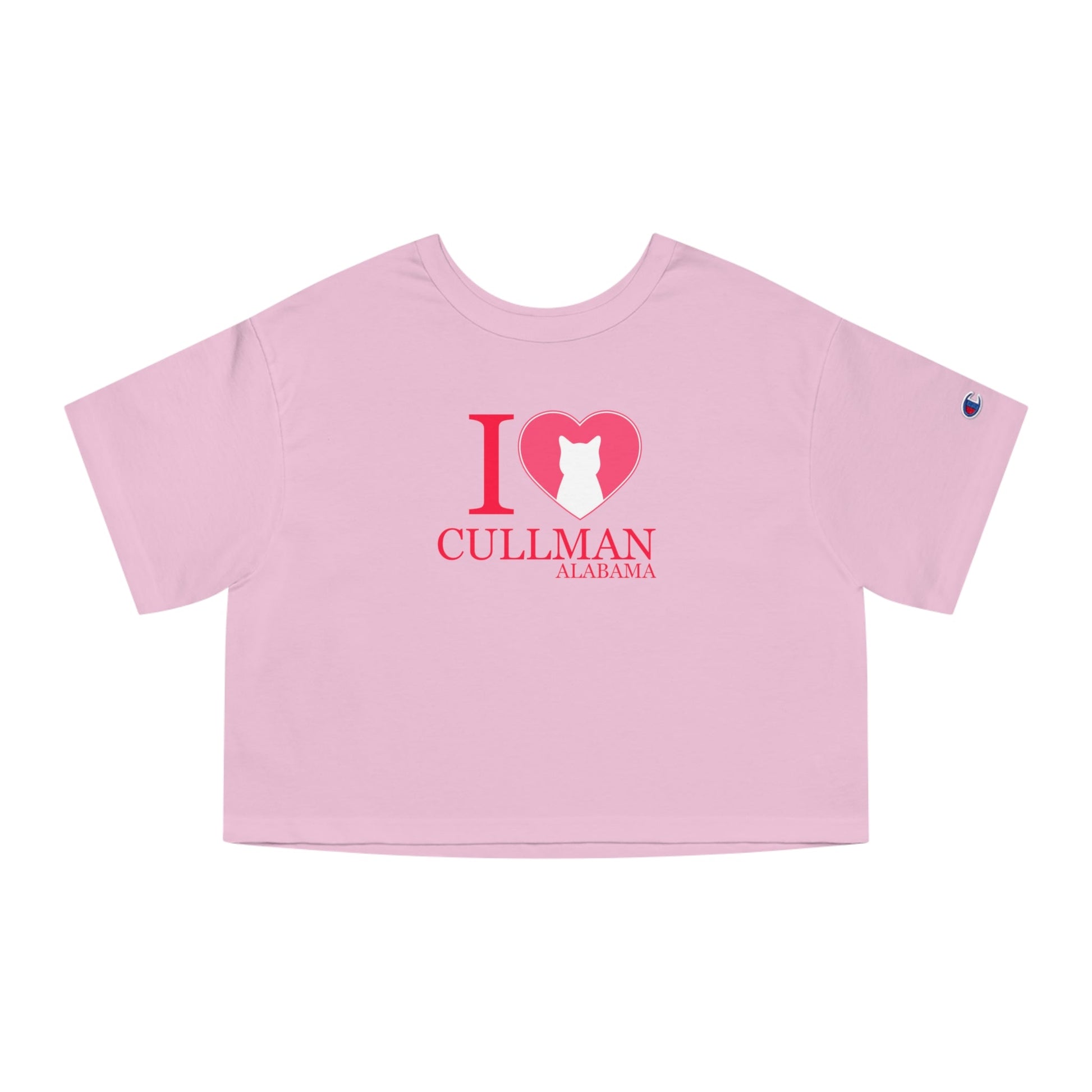 I Love Cullman Champion Heritage Cropped T - Shirt - T - Shirt - Epileptic Al’s Shop