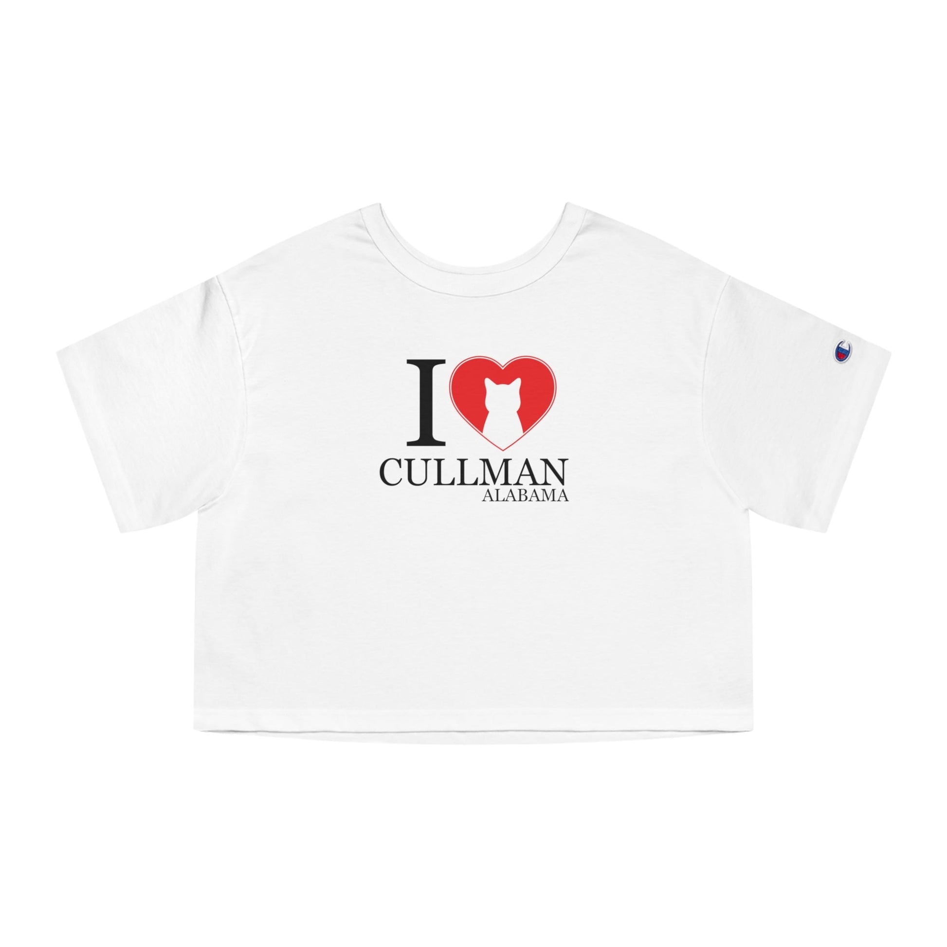 I Love Cullman Champion Heritage Cropped T - Shirt - T - Shirt - Epileptic Al’s Shop
