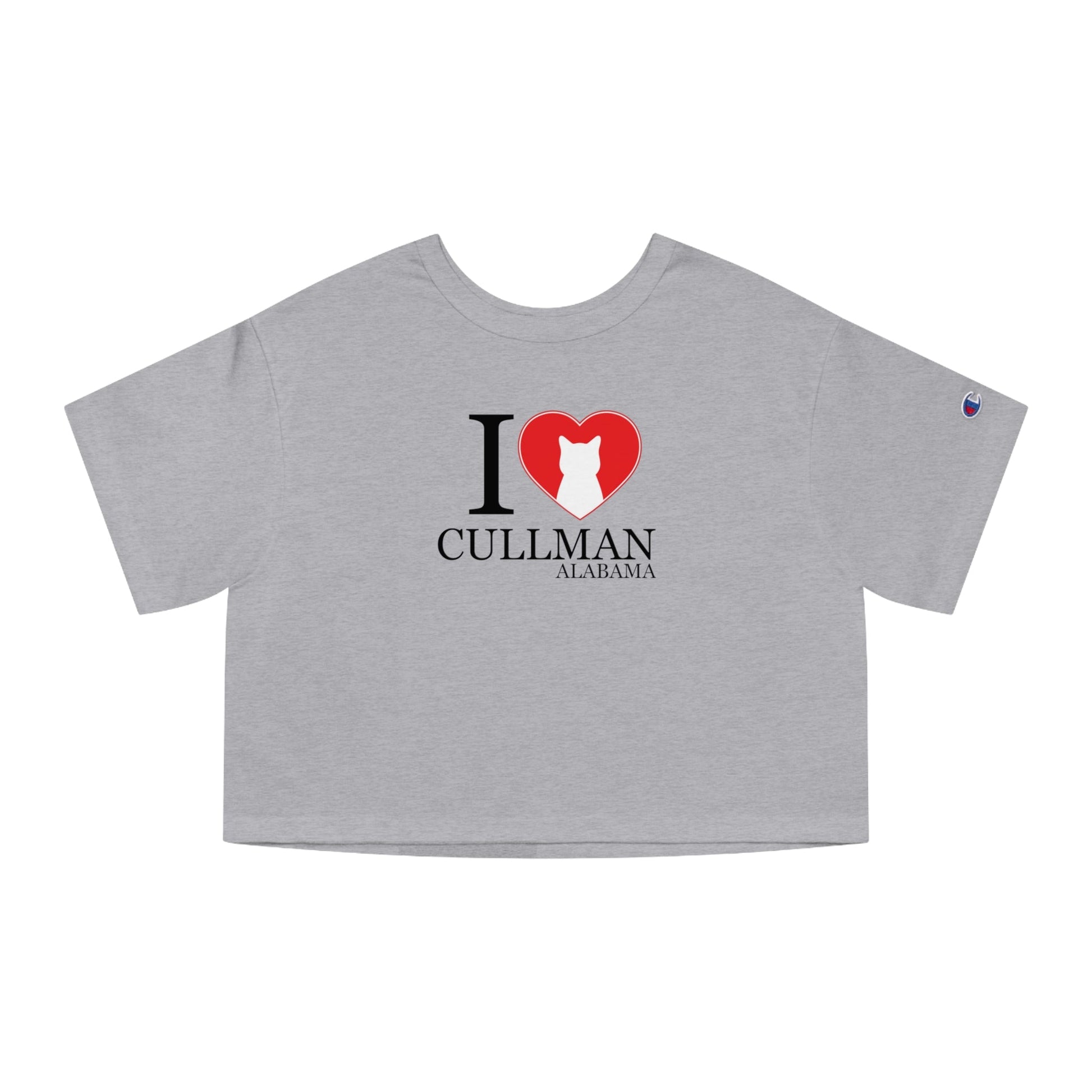 I Love Cullman Champion Heritage Cropped T - Shirt - T - Shirt - Epileptic Al’s Shop
