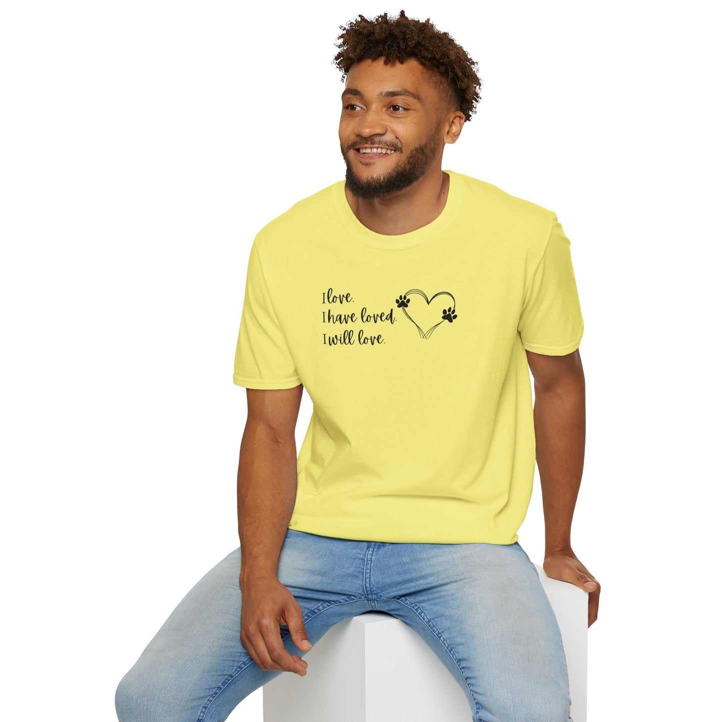 I Love Unisex Softstyle T - Shirt - T - Shirt - Epileptic Al’s Shop
