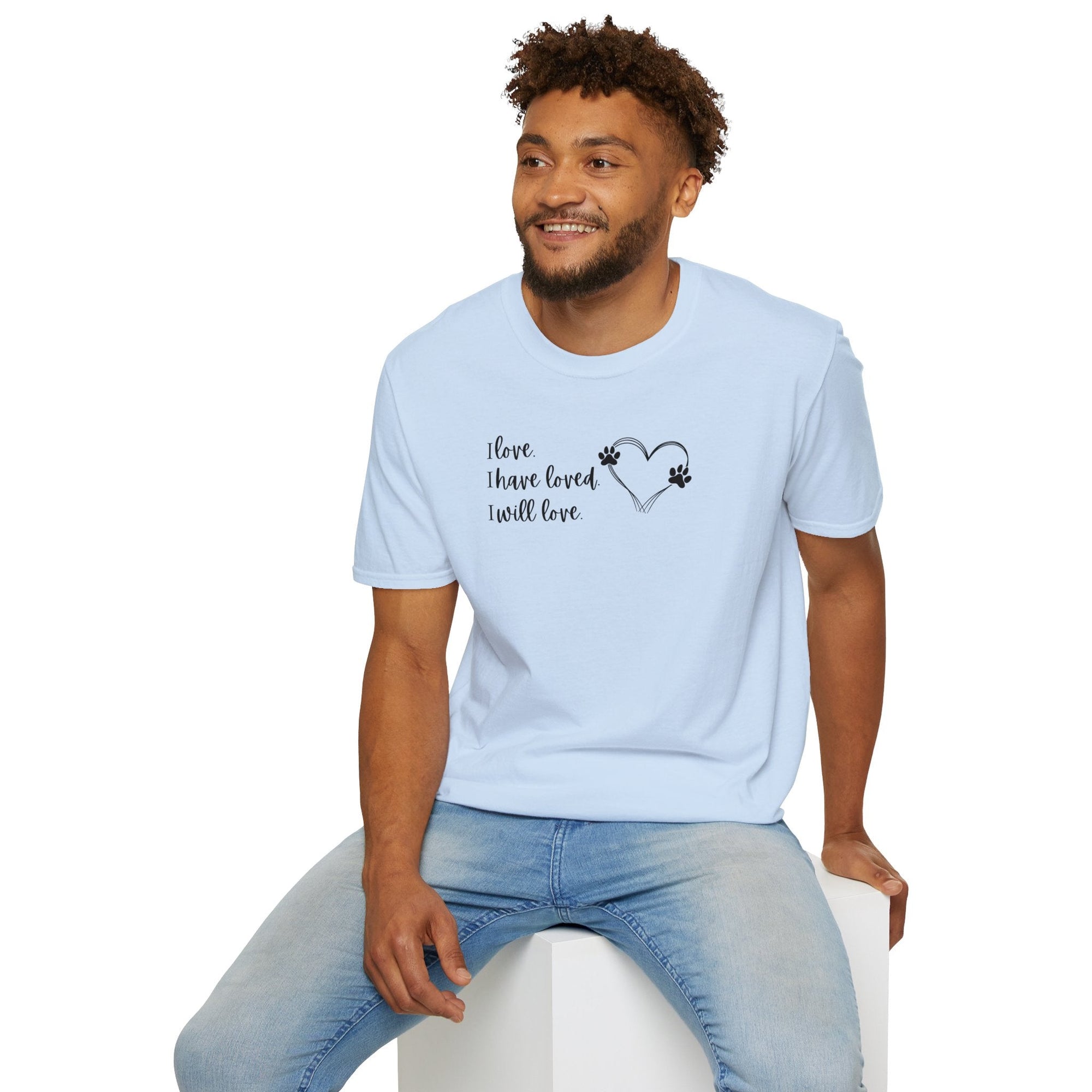 I Love Unisex Softstyle T - Shirt - T - Shirt - Epileptic Al’s Shop