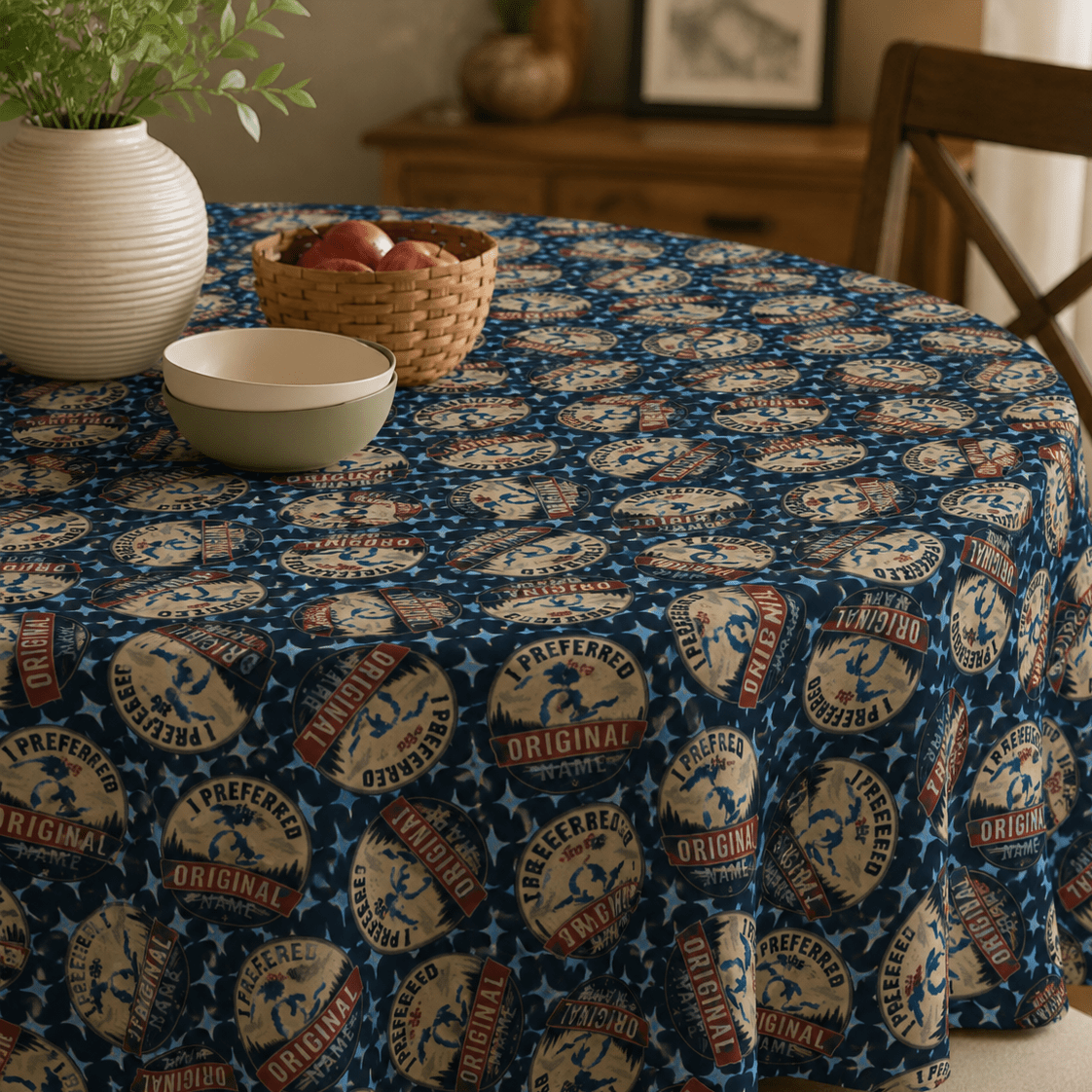 I Preferred the Original Name Lake Ontario Tablecloth - Decor, Home, Tablecloths & Runners - EpiAl's Shop