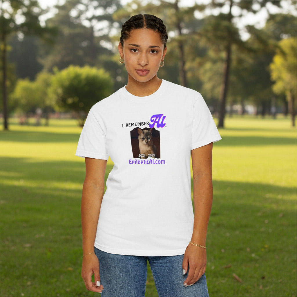 I Remember Al Unisex Garment-Dyed T-shirt - EpiAl's Shop