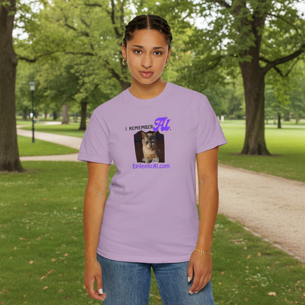 I Remember Al Unisex Garment-Dyed T-shirt - EpiAl's Shop