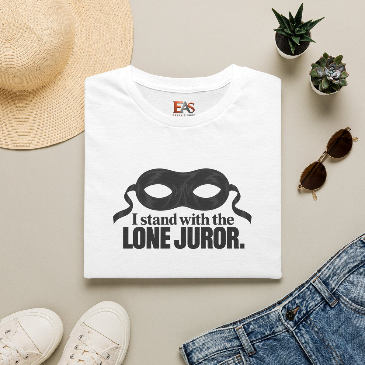 I Stand With the Lone Juror Unisex T-Shirt - Clothing, Unisex, T-Shirts - EpiAl's Shop