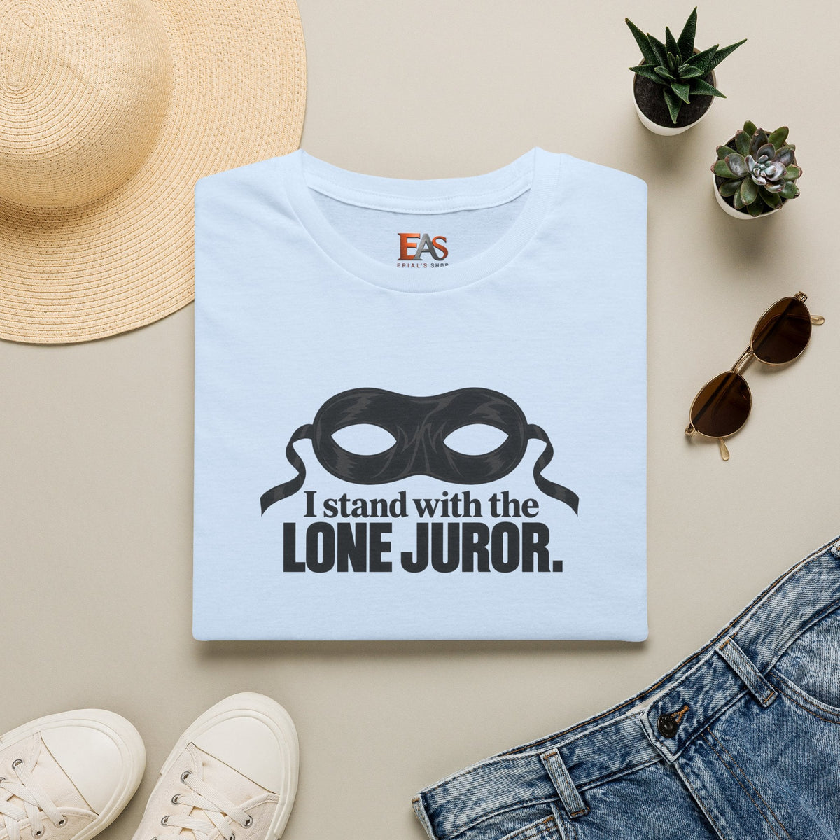 I Stand With the Lone Juror Unisex T-Shirt - Clothing, Unisex, T-Shirts - EpiAl's Shop