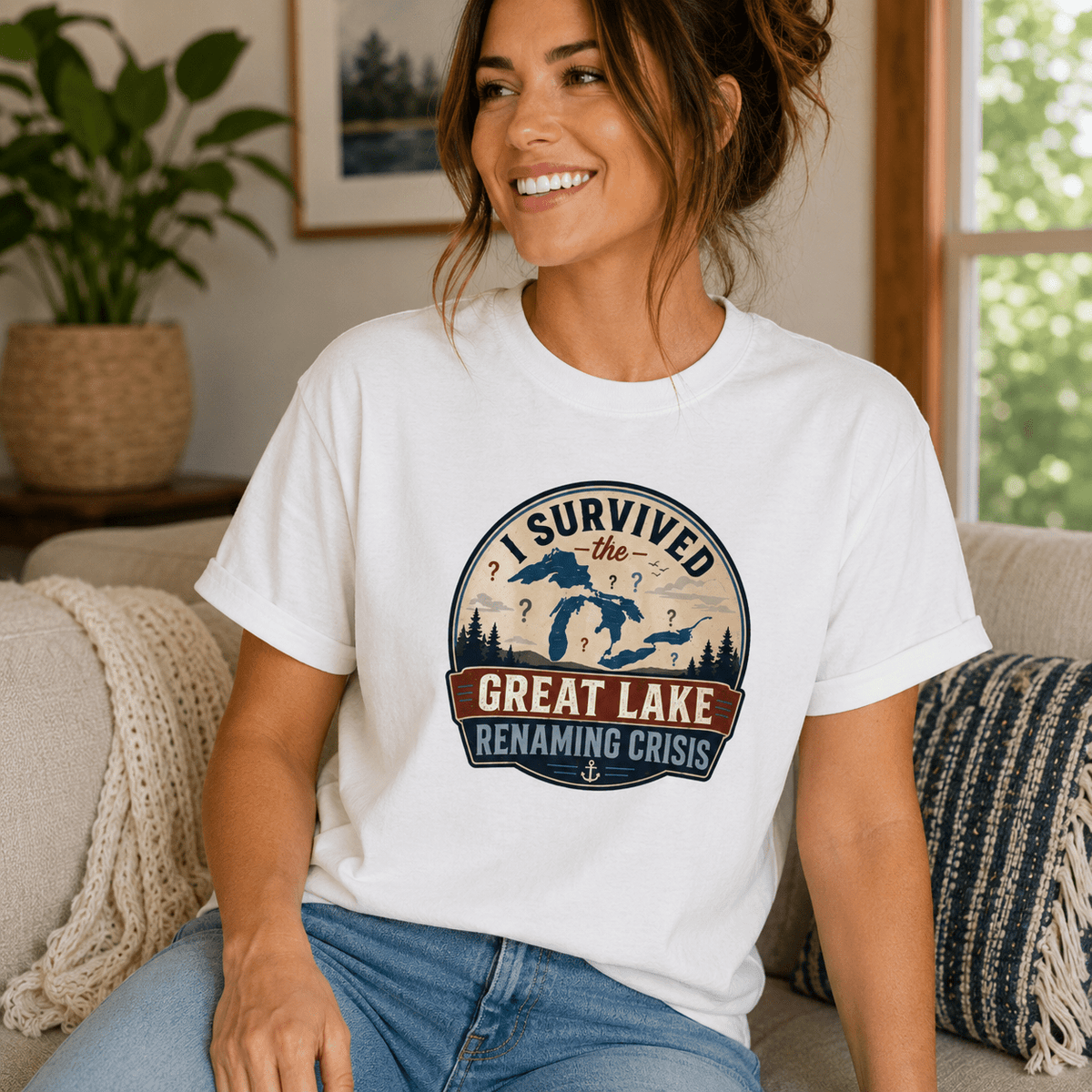I Survived the Great Lake Renaming Crisis T-Shirt | Lake Ontario vs. Lake America Tee - Clothing, Unisex, T-Shirts - EpiAl's Shop