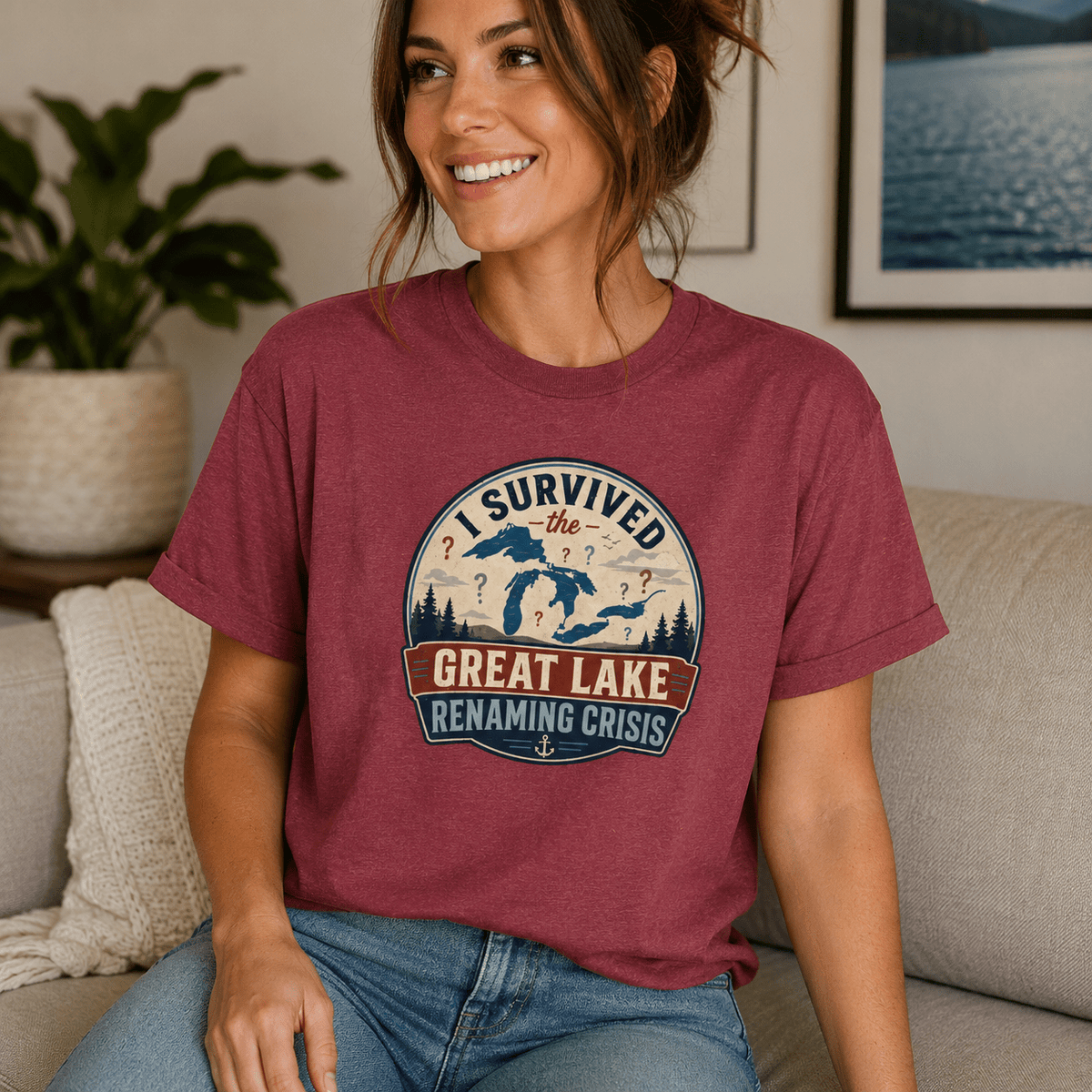 I Survived the Great Lake Renaming Crisis T-Shirt | Lake Ontario vs. Lake America Tee - Clothing, Unisex, T-Shirts - EpiAl's Shop