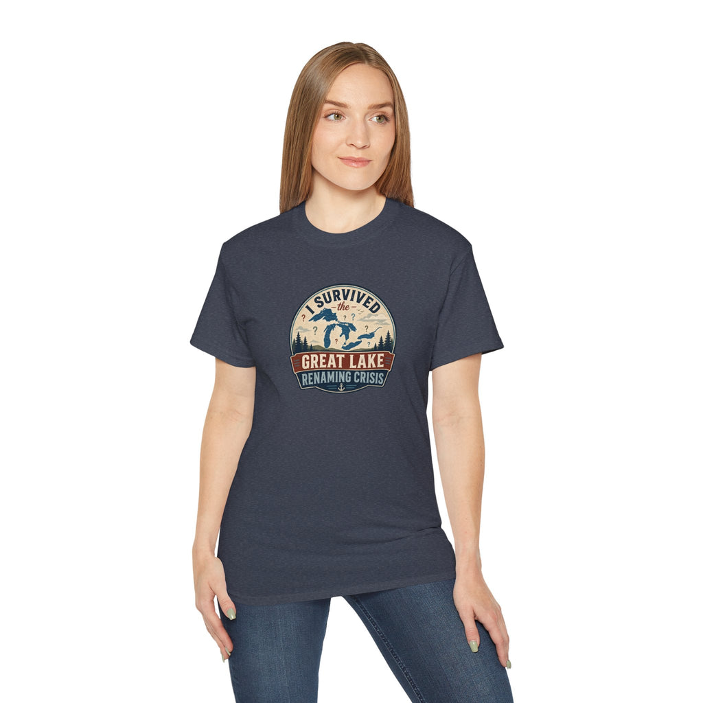 I Survived the Great Lake Renaming Crisis T-Shirt | Lake Ontario vs. Lake America Tee - Clothing, Unisex, T-Shirts - EpiAl's Shop