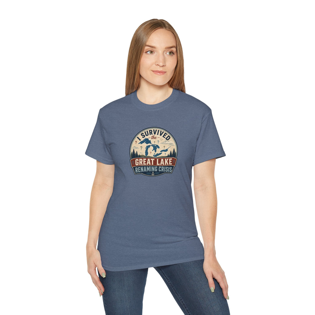 I Survived the Great Lake Renaming Crisis T-Shirt | Lake Ontario vs. Lake America Tee - Clothing, Unisex, T-Shirts - EpiAl's Shop