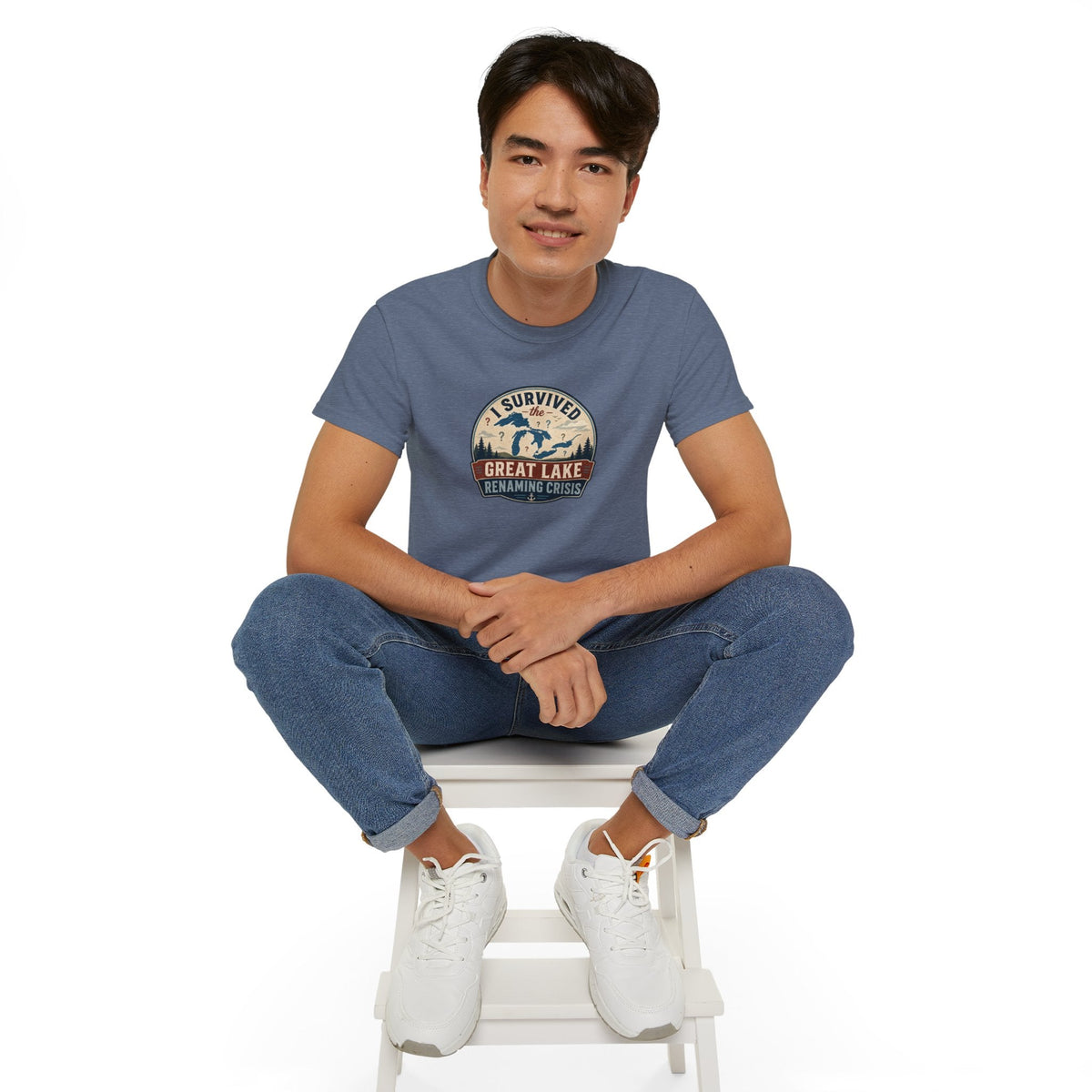 I Survived the Great Lake Renaming Crisis T-Shirt | Lake Ontario vs. Lake America Tee - Clothing, Unisex, T-Shirts - EpiAl's Shop