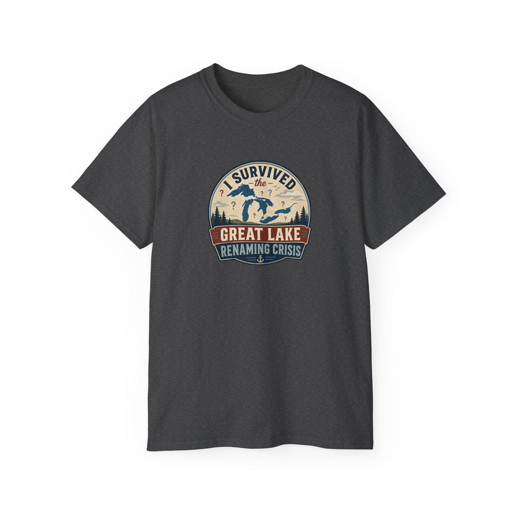 I Survived the Great Lake Renaming Crisis T-Shirt | Lake Ontario vs. Lake America Tee - Clothing, Unisex, T-Shirts - EpiAl's Shop