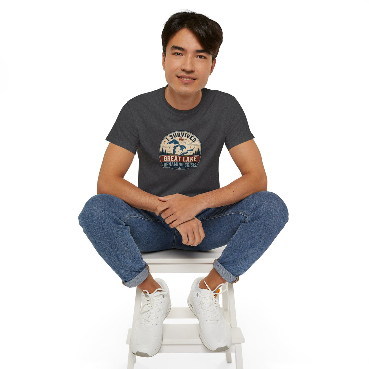 I Survived the Great Lake Renaming Crisis T-Shirt | Lake Ontario vs. Lake America Tee - Clothing, Unisex, T-Shirts - EpiAl's Shop