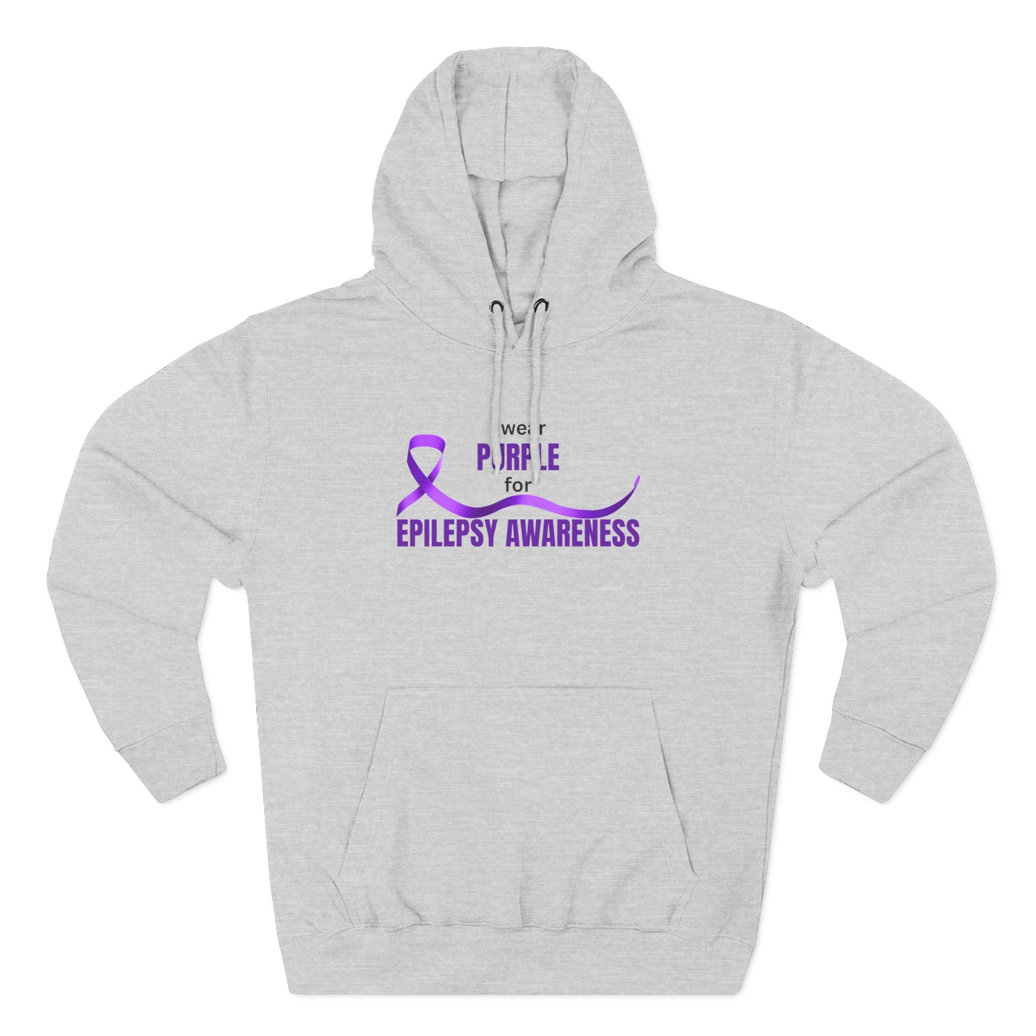 I Wear Purple Epilepsy Awareness Hoodie - Clothing, Hoodies - EpiAl's Shop