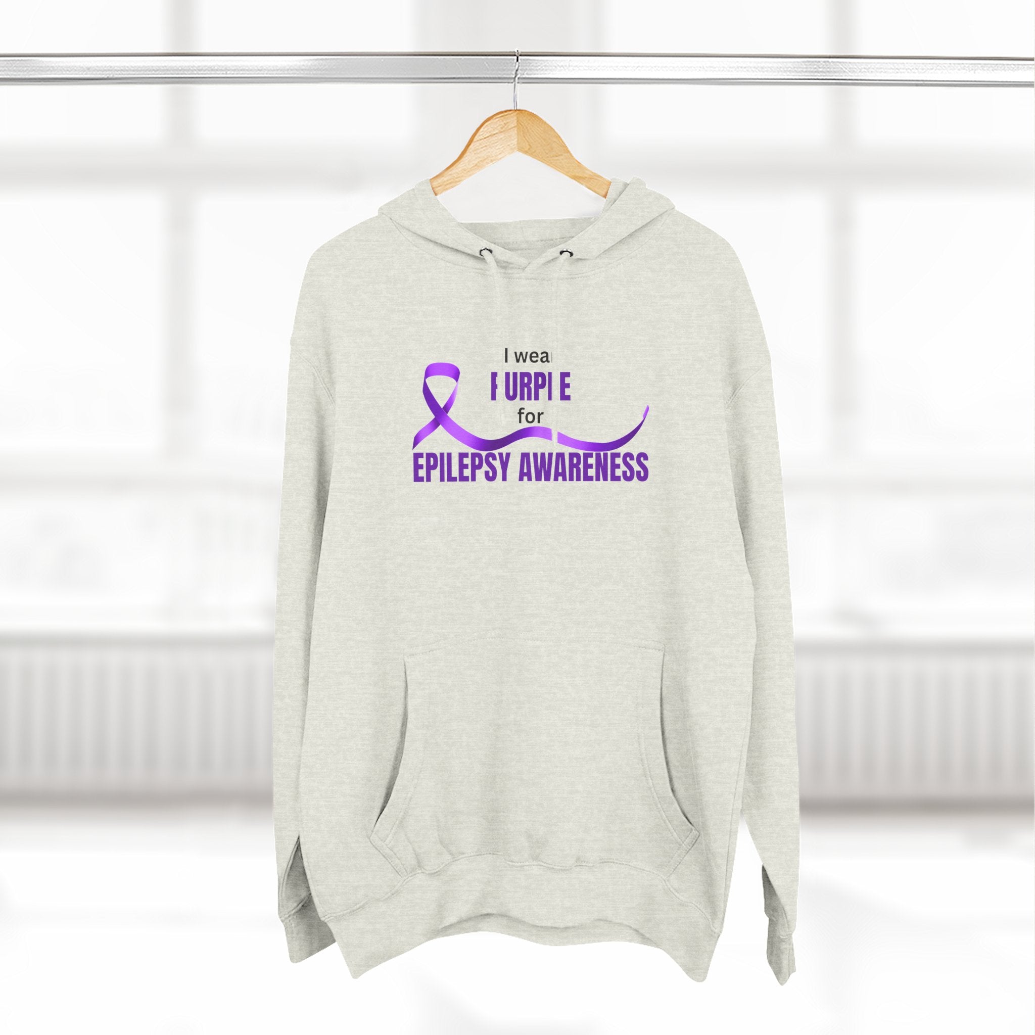 I Wear Purple Epilepsy Awareness Hoodie - Clothing, Hoodies - EpiAl's Shop