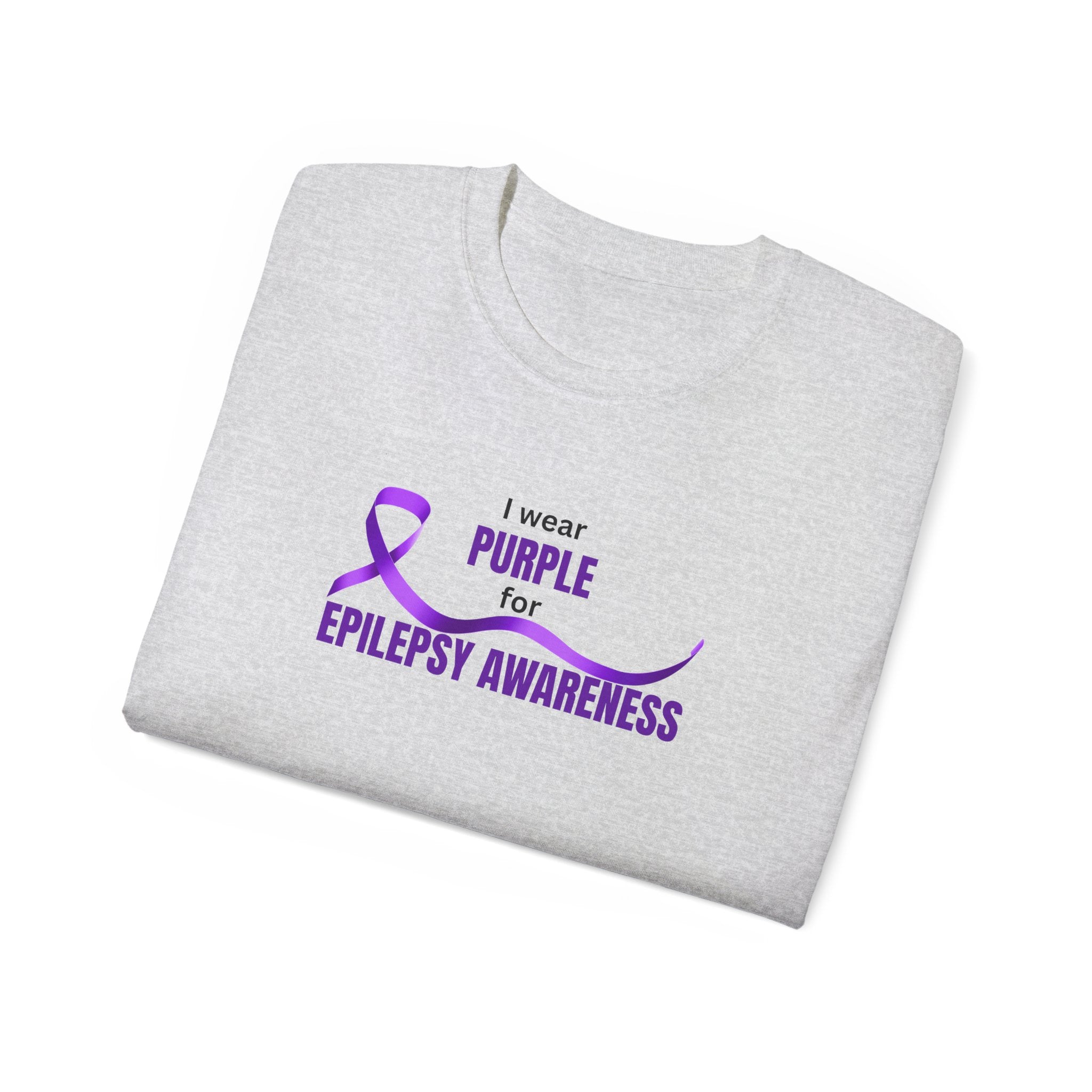 I Wear Purple for Epilepsy Awareness Tee - Clothing, T-shirts - EpiAl's Shop