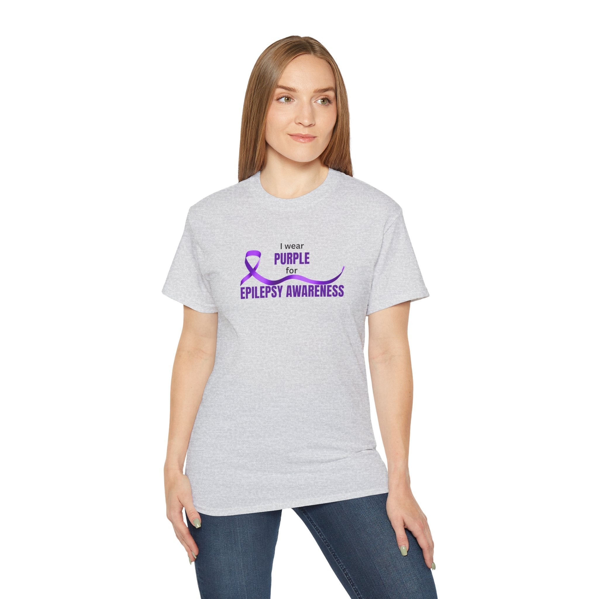 I Wear Purple for Epilepsy Awareness Tee - Clothing, T-shirts - EpiAl's Shop