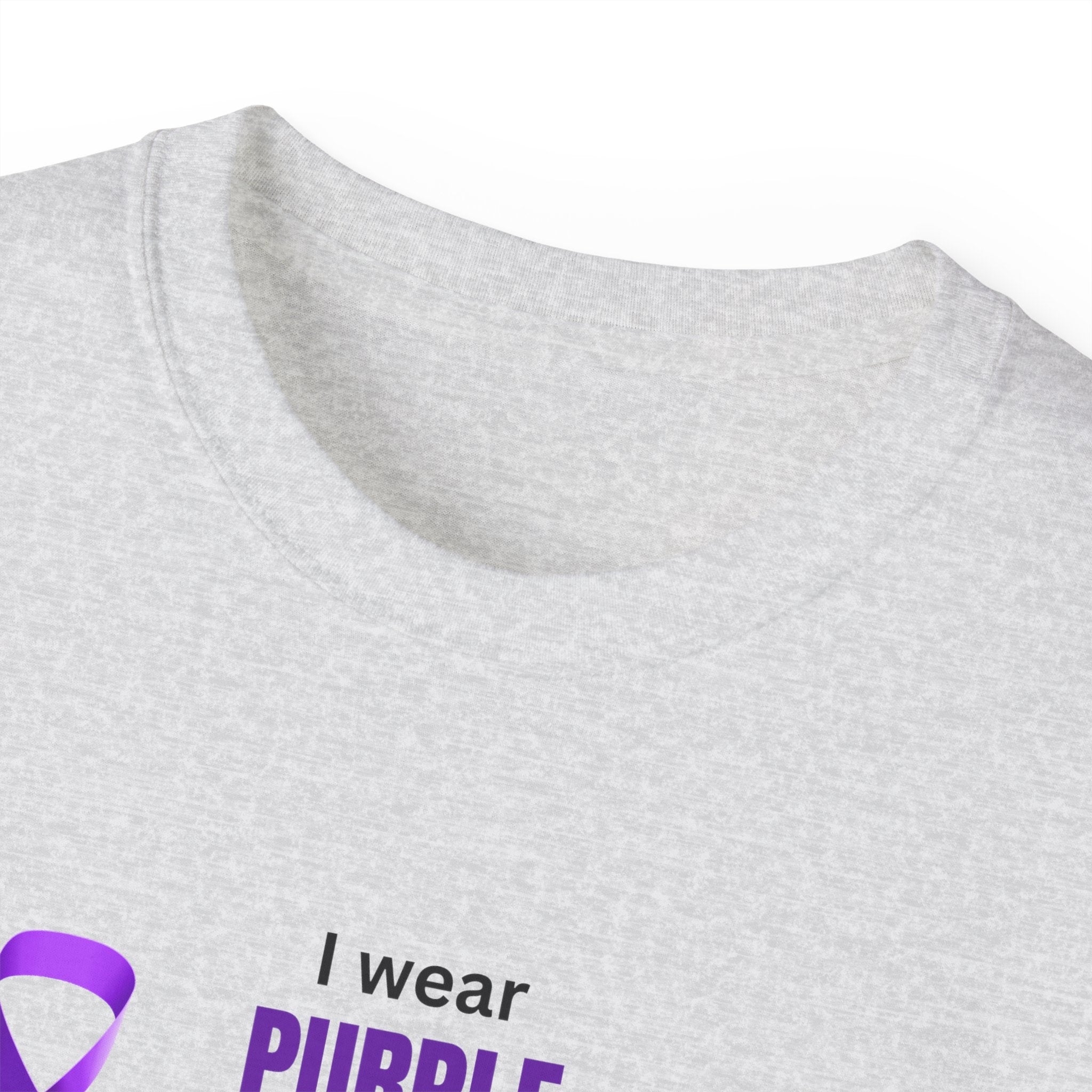 I Wear Purple for Epilepsy Awareness Tee - Clothing, T-shirts - EpiAl's Shop