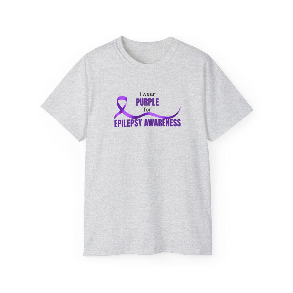 I Wear Purple for Epilepsy Awareness Tee - Clothing, T-shirts - EpiAl's Shop