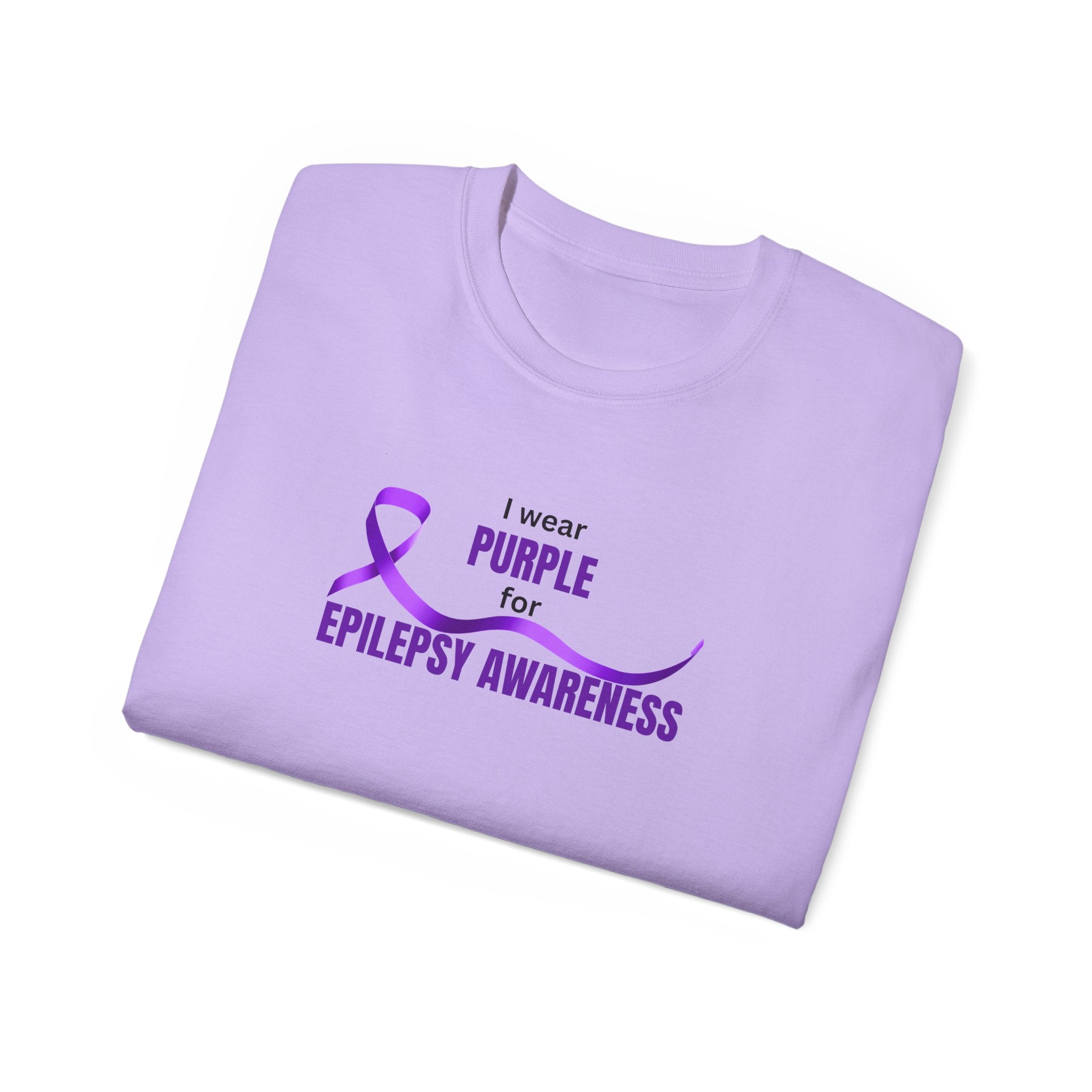 I Wear Purple for Epilepsy Awareness Tee - Clothing, T-shirts - EpiAl's Shop
