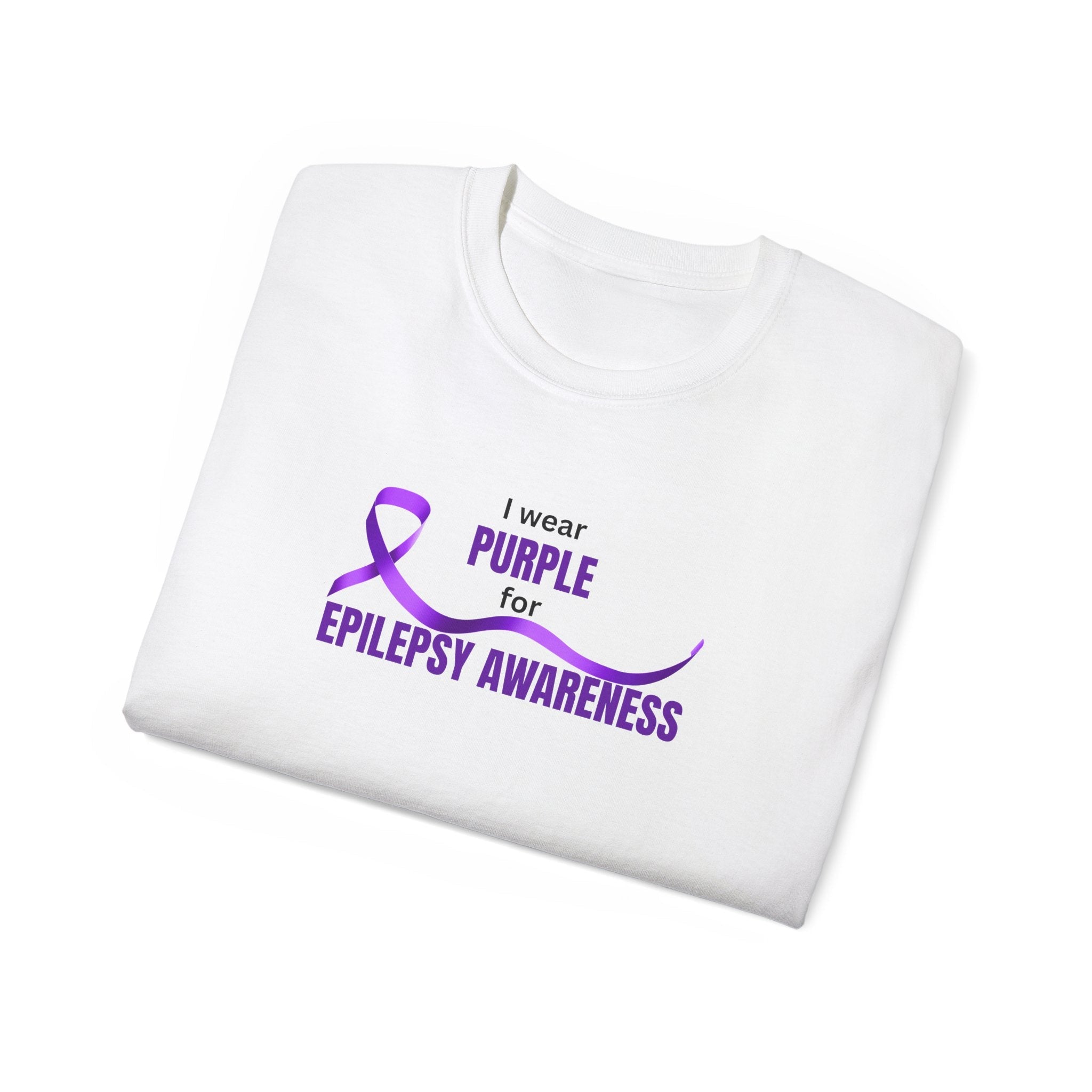 I Wear Purple for Epilepsy Awareness Tee - Clothing, T-shirts - EpiAl's Shop