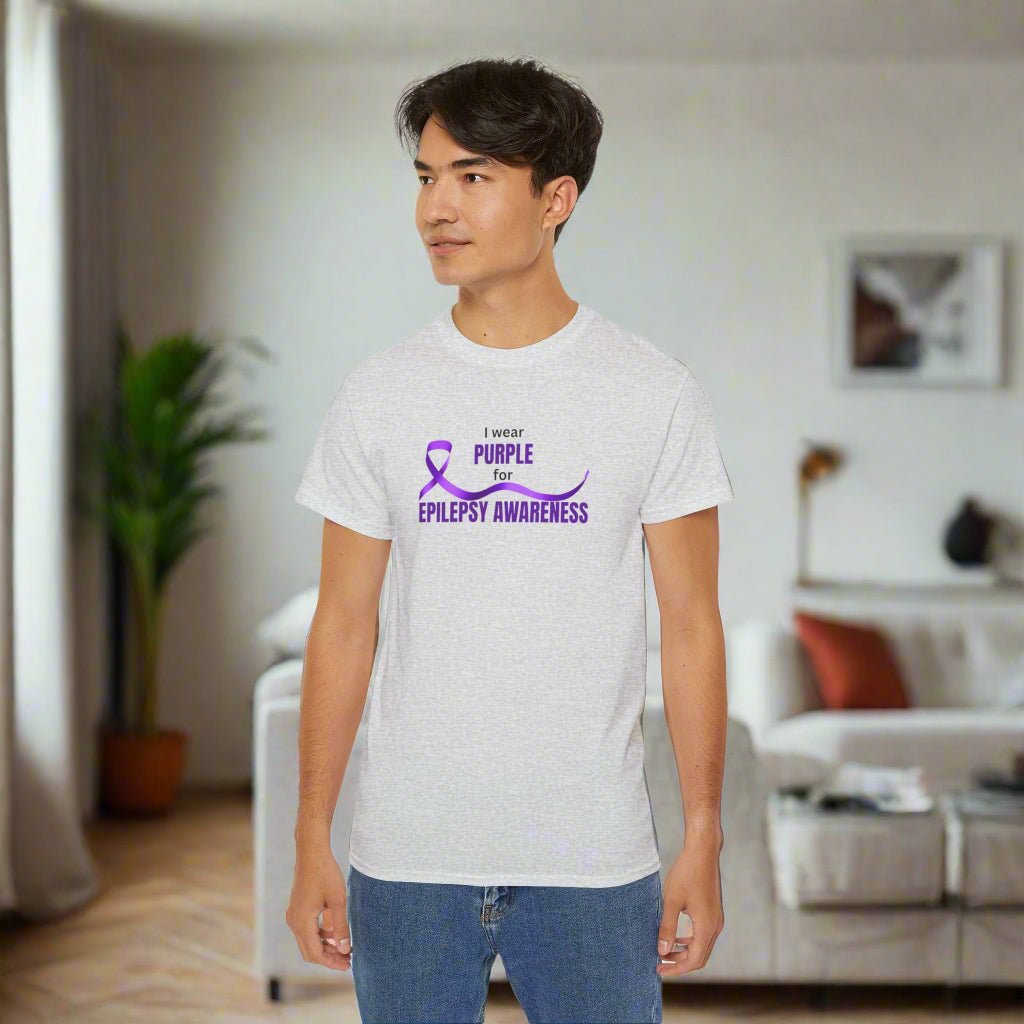 I Wear Purple for Epilepsy Awareness Tee - Clothing, T-shirts - EpiAl's Shop